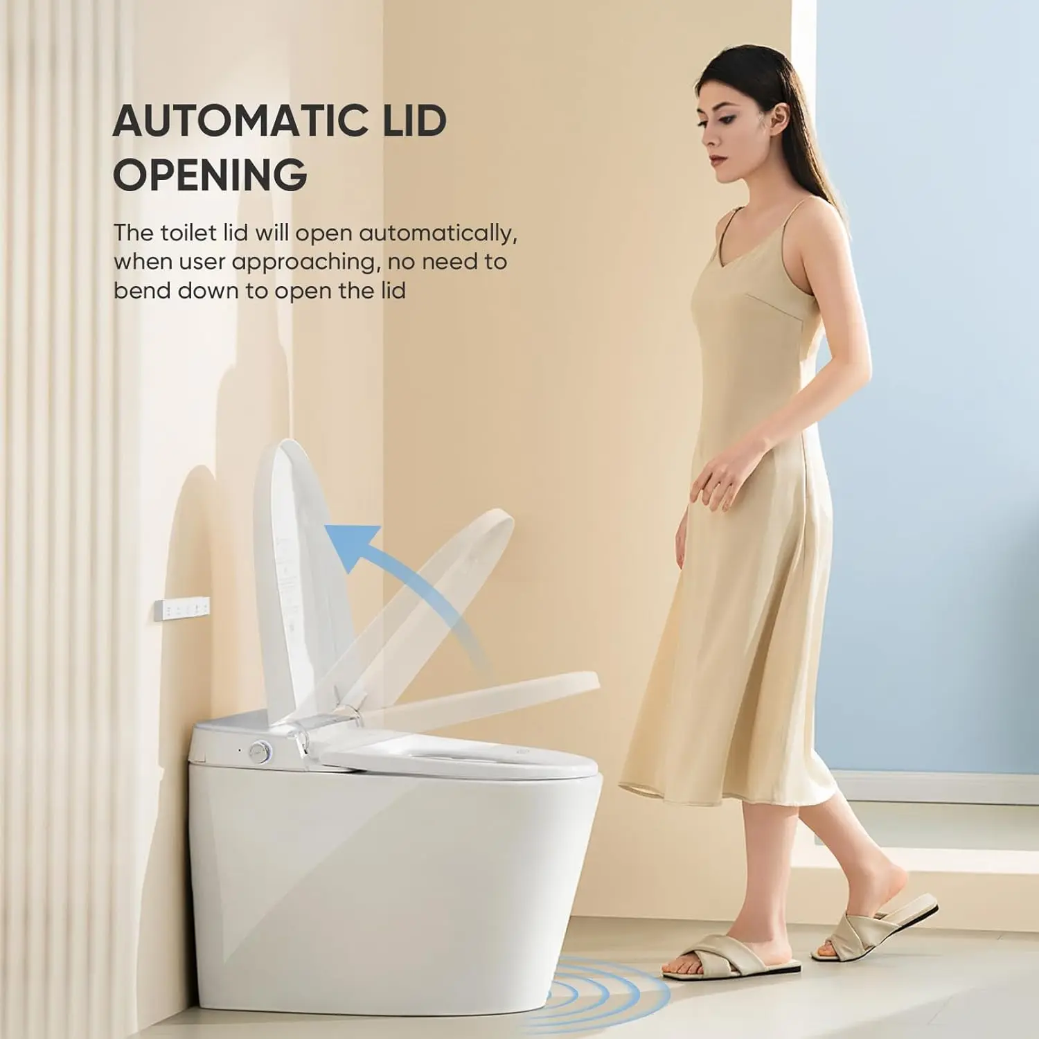 LEIVI Smart Toilet Built-in Bidet Seat